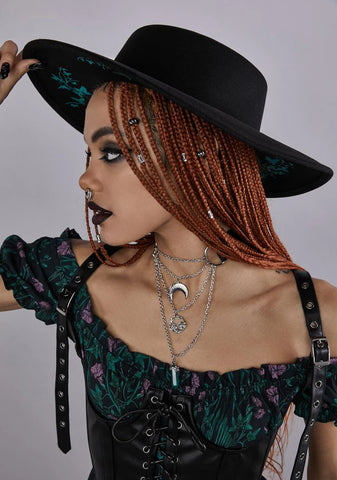 Herbal Magic Wide Brim Hat