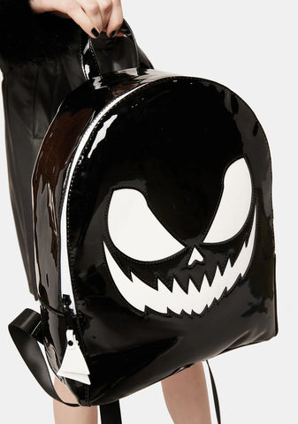 Skully Vinyl Backpack