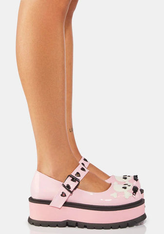 Baby Pink Slacker-27 Mary Janes