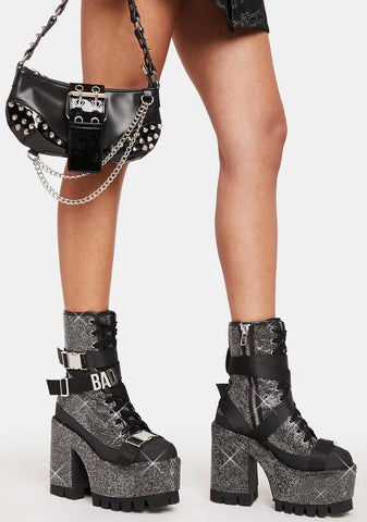 Baddie Mentality Platform Boots