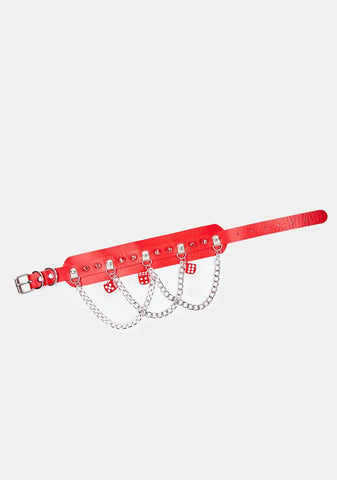 No Lucky Draws Spike Choker