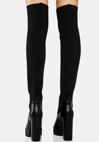 Step Away Thigh High Boots