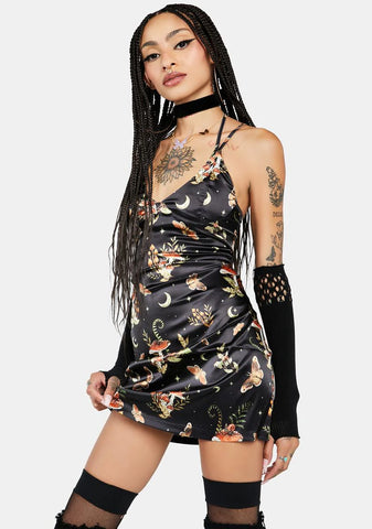 Mystical Mushroom Mini Dress