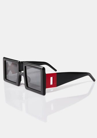 Boxy Tic Tac Toe Sunglasses