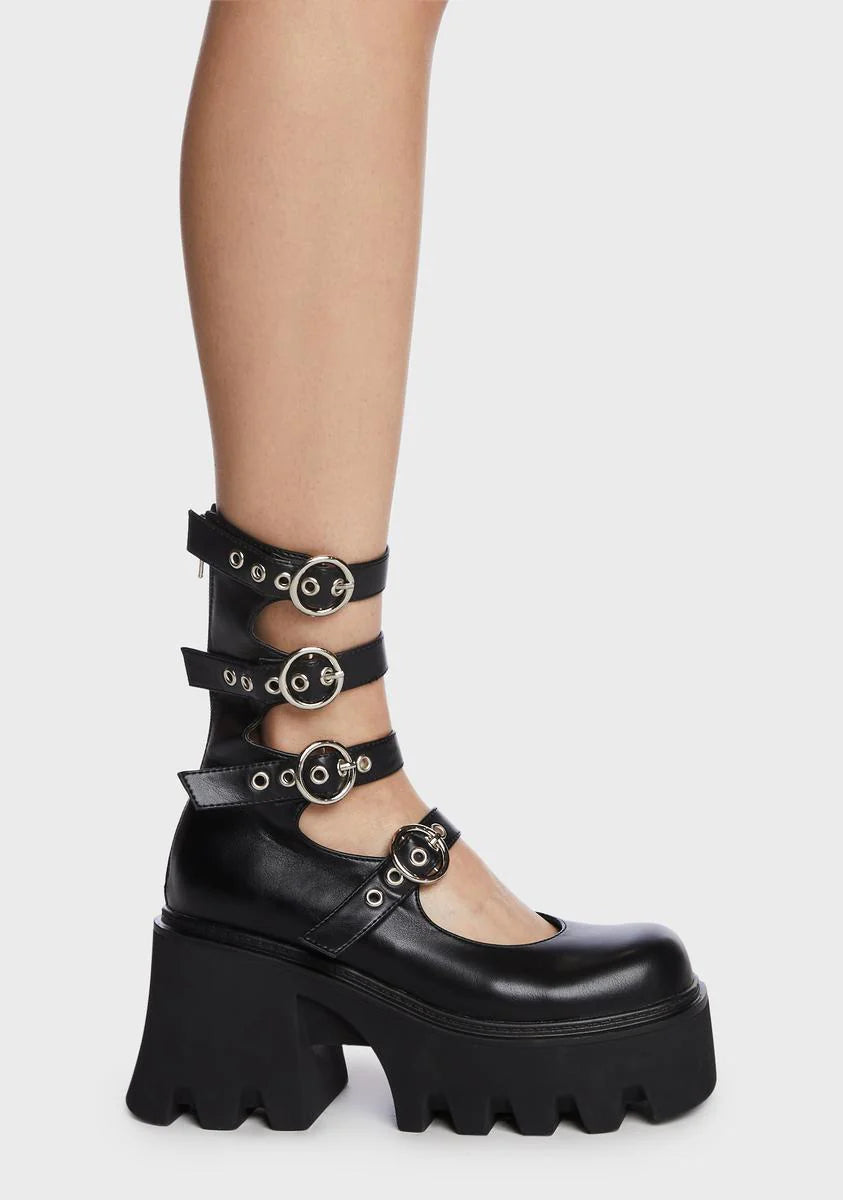 Victory Dance Platform Mary Janes