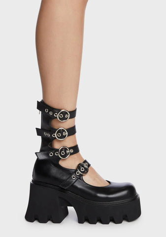 Victory Dance Platform Mary Janes