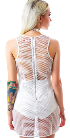 Censored Mesh Dress