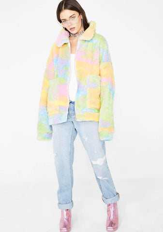 Rainbow Fleece Jacket