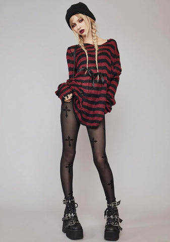 Undermined Beliefs Mesh Leggings