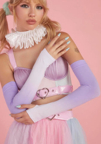 Magic Character Clown Ombre Arm Warmers