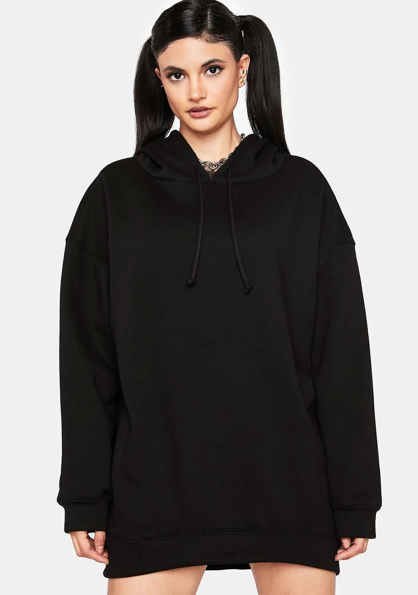 Wicked Can't Be Bothered Hoodie Dress