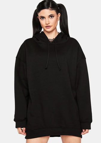 Wicked Can't Be Bothered Hoodie Dress