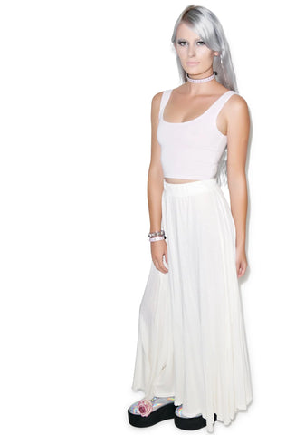 Reeves Fitted Crop Tank - Gray