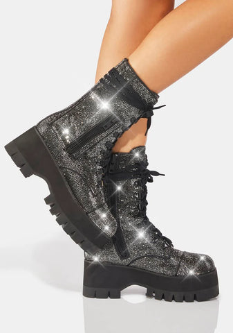 Strike It Rich Rhinestone Boots