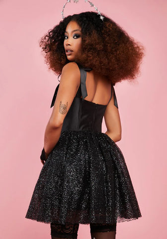 Crystal Gazer Rhinestone Dress