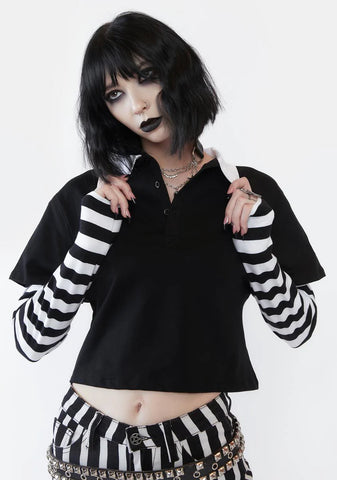 New Idols Layered Crop Top