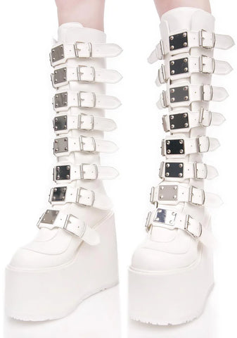 White Trinity Boots