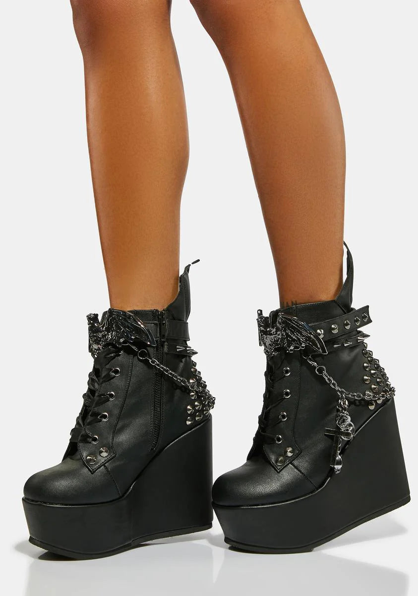 Nocturnal Bites Platform Boots