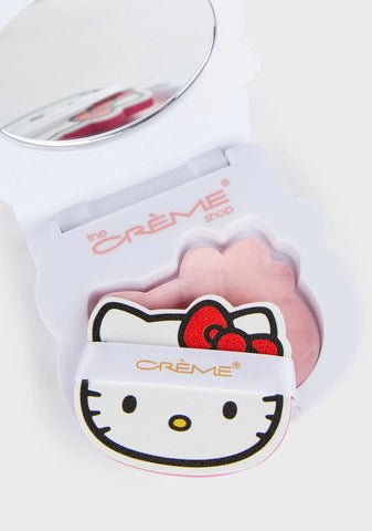 Hello Kitty Blotting Paper And Mirror Compact