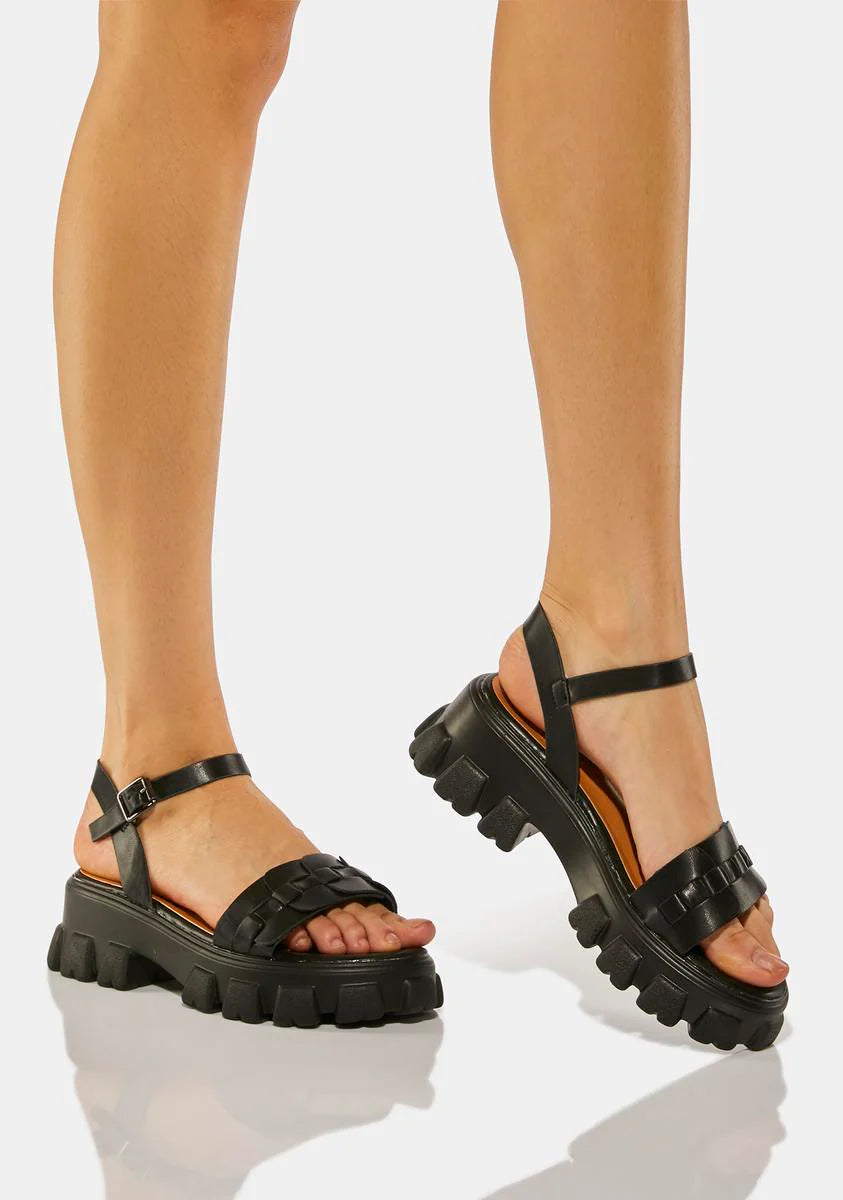 Sunny Forecast Platform Sandals
