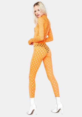 Juicy Lavish Lush Fishnet Jumpsuit