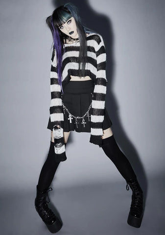 Super Creep Striped Sweater