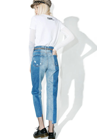 Off Chance Paneled Jeans