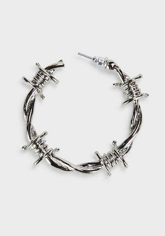Spiked Soul Hoop Earrings