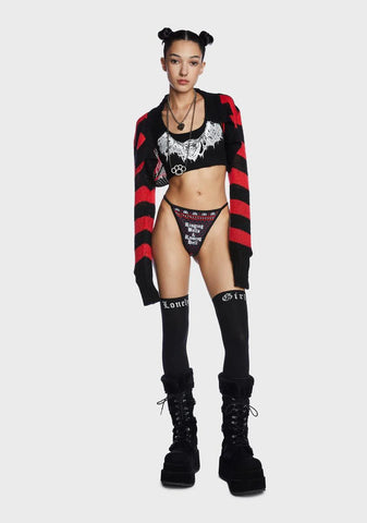 Ringing Bells and Raising Hell Christmas Thong