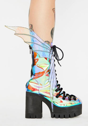 Fairy Dreamer Platform Boots