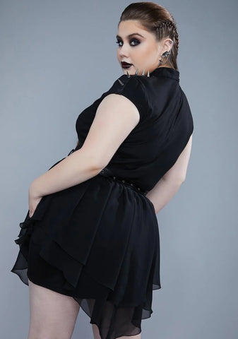 My Warrior Spirit Spiked Mini Dress