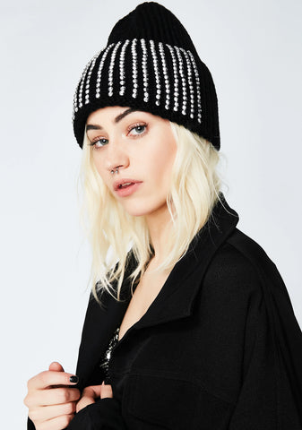 Make It Rain Gem Beanie