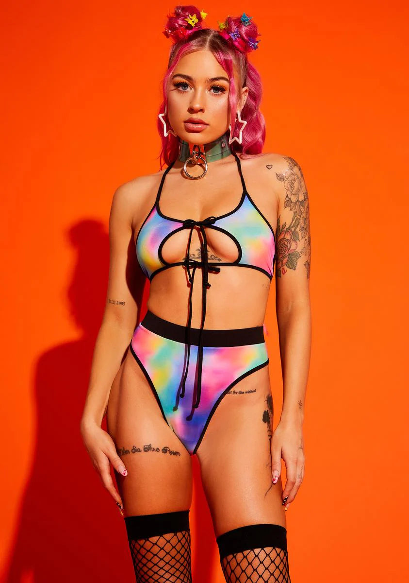 Magical Sunset Hot Shorts Set