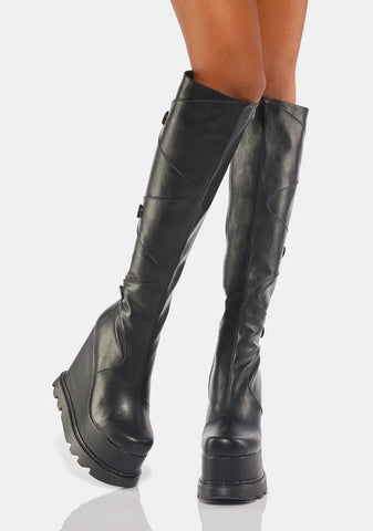 Widow Maker Wedge Boots
