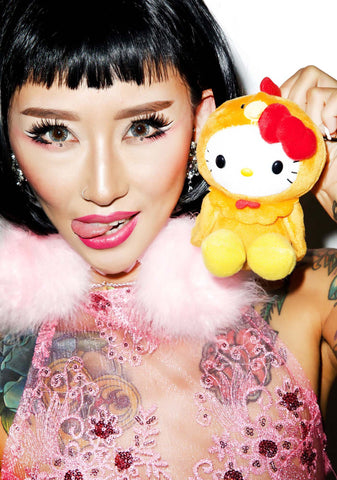 Farm Friends Hello Kitty Chicken Plush