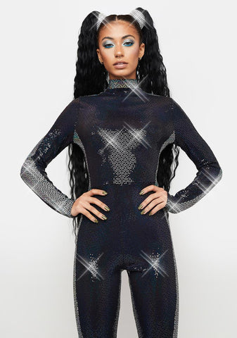 Into Overdrive Sequin Jumpsuit