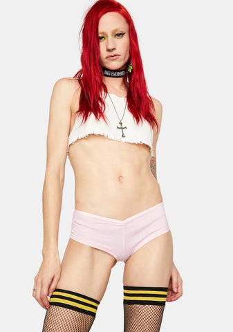 Pink Have A Nice Day Boy Shorts