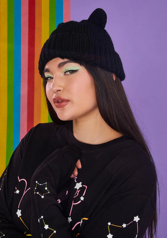 Night Full Of Cheer Bear Beanie