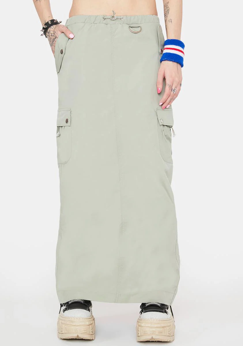 Sage Gone Backpacking Maxi Skirt