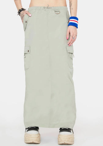 Sage Gone Backpacking Maxi Skirt