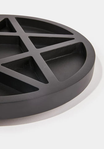 Evil Bites Pentagram Charcuterie Board