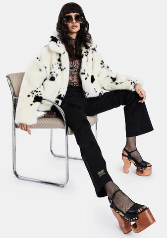 Vegan Suede Tassel Pants