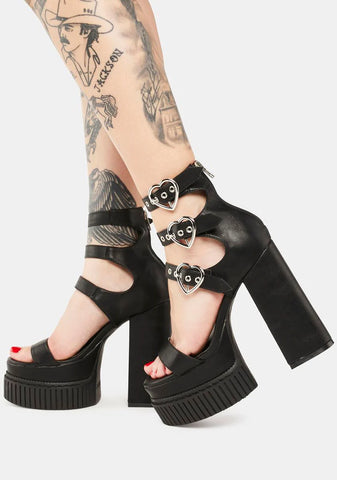 Painkiller Platform Creeper Sandals