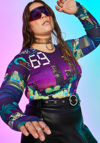 Fierce Midnight Rider Graphic Tee