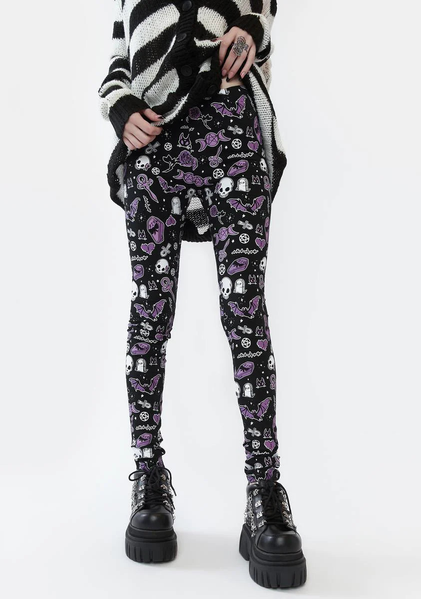 Magick Around Me Printed Leggings