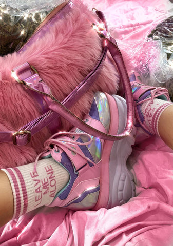 Fairywalker Platform Sneakers - Holographic