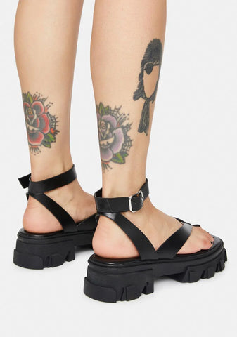 Night Deputy Thong Platform Sandals