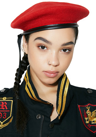 Ruby Wool Monty Beret