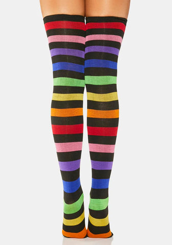 Loud And Proud Thigh High Socks