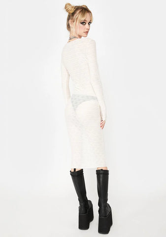 Smash Into You Mesh Midi Dress